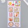 Plastic sticker, two -layer cardboard "Cute Beasts" with a gold stroke 26.5x13 cm
