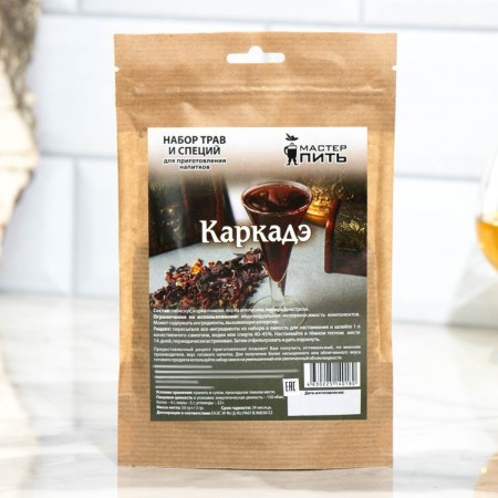 Набор из трав и специй для приготовления настойки "Каркаде", 50 гр