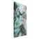 Carty clock is wall-mounted, interior "green marble", 35 x 60 cm, on canvas, silent