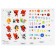 Large coloring with stickers "Mi-Mi-Mim", A3 format, 12 p.