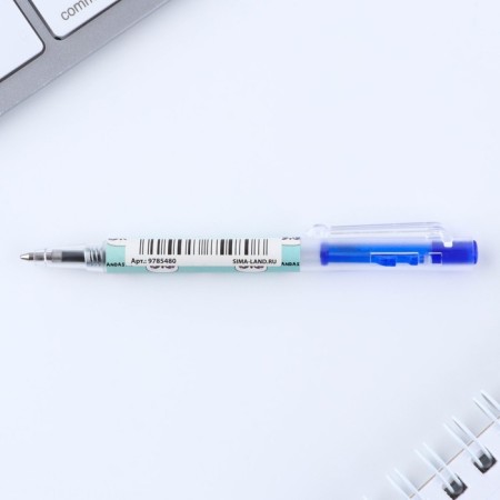 Handle Ball Blue Paste Mini Automatic "Pandastik"-3
