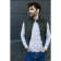 Male vest, size 46, khaki color
