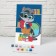 Picture on numbers for children "Raccoon", 20 x 30 cm