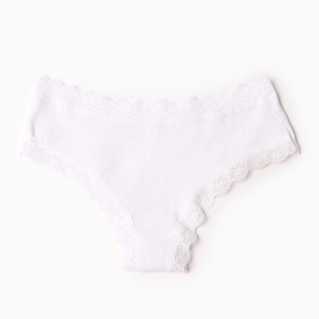 Women's panties, white color, size 44 (m)-6