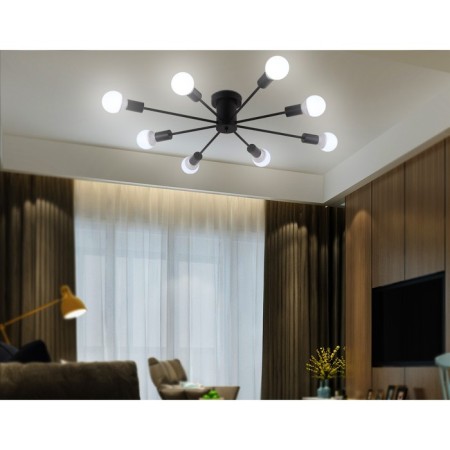 Lamp ceiling in the style of Ambrella Light, Loft, TR80411, 8HE27, Black Color-5