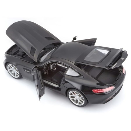 MASTO DIE-CAST MERcedes-AMG GT machine, opening doors, 1:18, black color-7