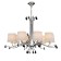 Suspended chandelier Mantra Andrea, E14, 8x20W, 635 mm, chromium color