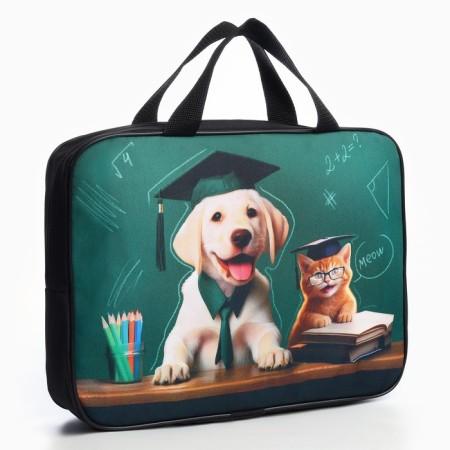 A4 notebook folder on lightning textiles 70mm 350 x 270 univ “September 1: School Friends”-1