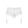 Erotic panties of Erolata with lace inserts, white, size 50-52