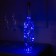 Garland "thread" 2 m dew with a traffic jam, IP20, silver thread, 20 LED, glow blue, lr44x3