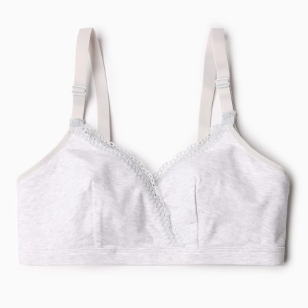 Women's bra for feeding, color gray melange, size 75b-4