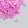Round beads 6/0 "Pink-lilac mother of pearl" 20 g