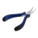 Long -bearing Mini curved tundra, nickelled, two -component handles, 125 mm