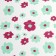 Flower film glossy, "watercolor flowers", 58x58cm, tiffany