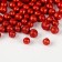 Figure for crafts and decor "Shar", set of 80 pcs., Size 1 pc. - 0.5 cm, red color