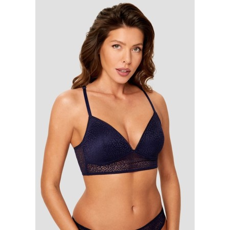 Women's brason Suba, size 70a, dark blue color-1