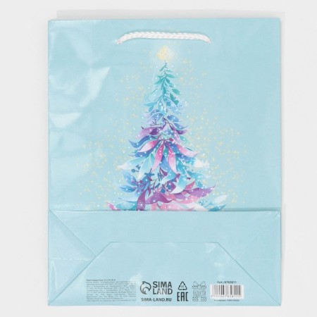 Laminated vertical "Christmas tree", ML 21 x 25 x 8 cm, New Year-7