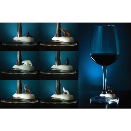 Set of markers for glasses Cool Wine, 6 pcs-1