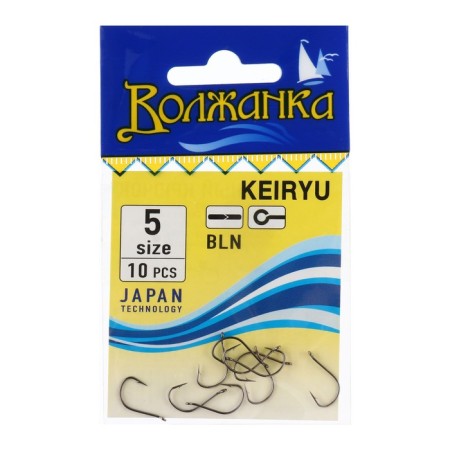 Hooks "Volzhanka" Keiryu No. 5, 10 pcs