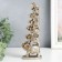Polystone souvenir "Seven elephants in the pyramid" silver 5.5x9x24 cm