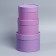 Set of hats 3 B1, gift packaging, (16x10.14x9.13x8.5) lavender
