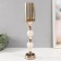 Summary Metal for 1 candle "Marble Ball" gold 49x10x10 cm