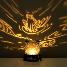 Kvakushki nightlight Led usb/from batteries black 10.8x10.8x1.5 cm Risalux