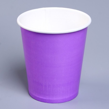 A set of paper disposable glasses "Differently", 250 ml, 6 pcs, mix-4