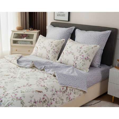A set with a blanket "Bernadett No. 54", size 150x210 cm, 180x230 cm, 50x70 cm - 2 pcs-1