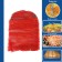 Wipe vegetable, red, 35 x 60 cm, 15 kg