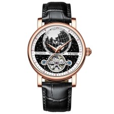 Men's male watch, D-4.4 cm, 3 atm, luminous
