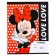 Notebook in the line of 18 sheets, 4 types of mix, cover coated paper, Minnie Mouse