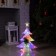 LED figure "Christmas tree" 37 × 50 × 10 cm, metal, textiles, 220 V, glow of multi