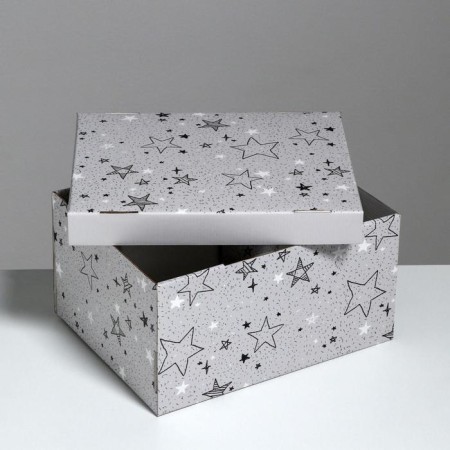 Gift folding box, packaging, “starry joys”, 31.2 x 25.6 x 16.1 cm-3