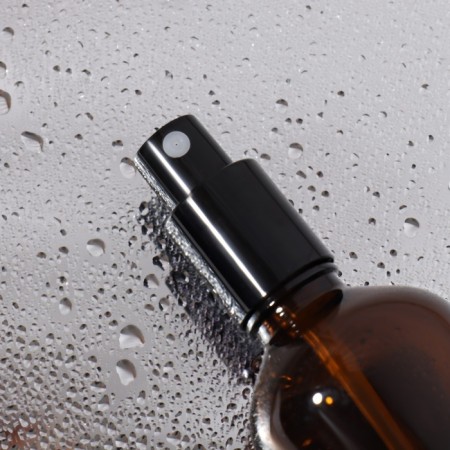 A bottle for storage, with a spray, 100 ml, brown/black color-4