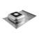 Kitchen sink Mixline 527971, invoice, thickness 0.4 mm, 80x60x16 cm, right, release 1 1/2 "