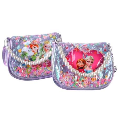 Children's bag on the valve, 6x12x16 cm, adjustable belt, purple mix-3