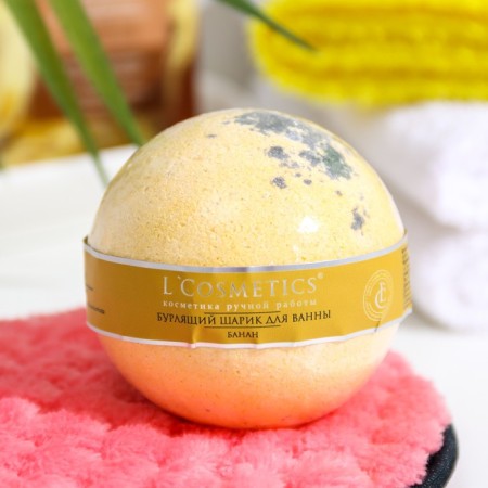 L’ Cosmetics bathtubs “Banana” with foam, 130 g-2
