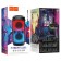 Portable column Hoco BS53, 3600 mAh, BT5.1,20 W*2, TF Card, USB, AUX, FM radio, black