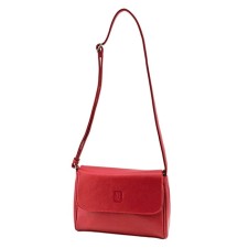 Messenger bag, valve department, red color 21x26x7cm