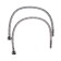 Accoona A45127AT kitchen mixer, single -leaf, spout length 202 mm, black