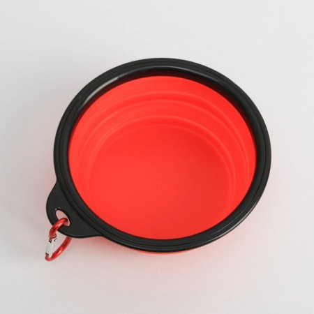 Silicone bowl “the thicker, the nicer”, 350 ml, red, 12.8 x 4.5 cm-4