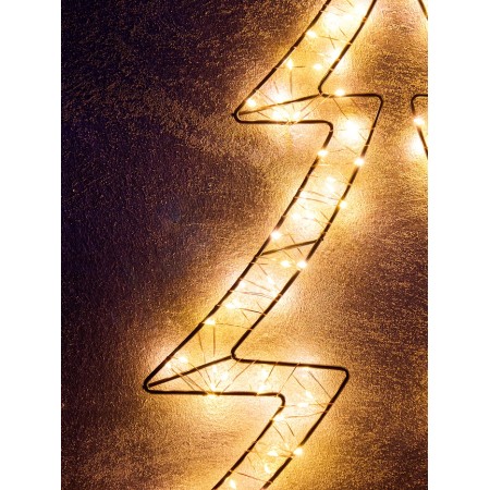 Figure Supported Frosty "Christmas tree", 58x56x2, 200 LED, 220V, glow warm white-2