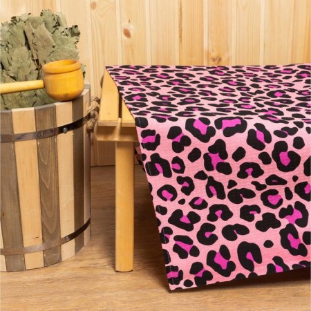 LEOPARD 150x180 bath sheet ± 5 cm, 100% cotton, waffle canvas, 160 g/m2