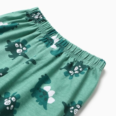 Pajamas for boys, color green, height 122 cm-7