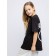 Children's T -shirt, height 116 cm, black color