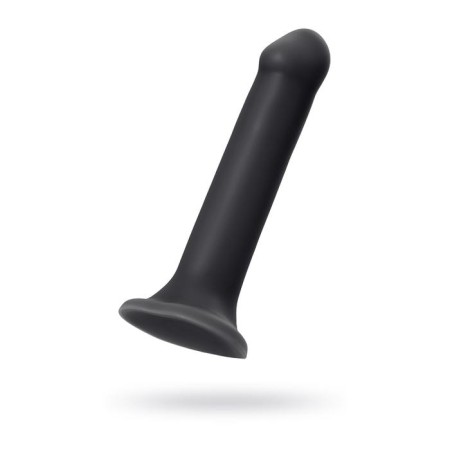 Belt strap-on on suction cup Strap-on-me, silicone, black color, 20 cm