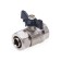 Ballic Aqualink, PN 10, 1/2 "x 16 mm, internal thread/ts, butterfly, nickel.