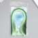 Strips for quilling 100 stripes density 120 grams "Green gradient" w. 0.5 cm dl. 39 cm