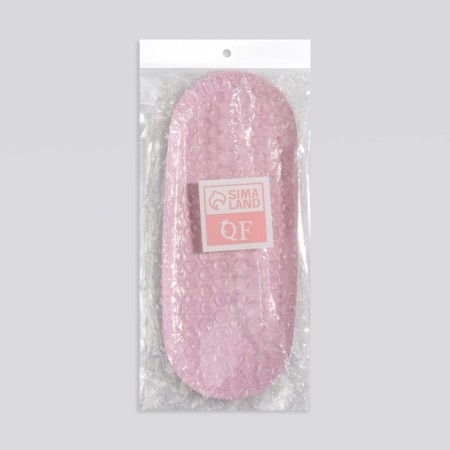Cosmetic stainless stainless stainal stain, 22.9 × 9.7 × 0.7 cm, pink color 22.9 × 9.7 ×-5